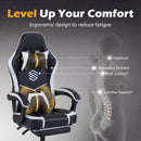 Gaming Chair Height Adjustable Computer Chair with Headrest Ergonomic Office Task Chair by LJGDeals