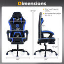 Gaming Chair Height Adjustable Computer Chair with Headrest Ergonomic Office Task Chair by LJGDeals