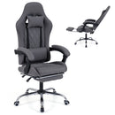 Gaming Chair Height Adjustable Computer Chair with Headrest and Lumbar Support-Gray by LJGDeals