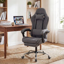Gaming Chair Height Adjustable Computer Chair with Headrest and Lumbar Support-Gray by LJGDeals