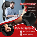 Gaming Chair Racing Style Swivel Chair with Footrest and Adjustable Lumbar Pillow by LJGDeals
