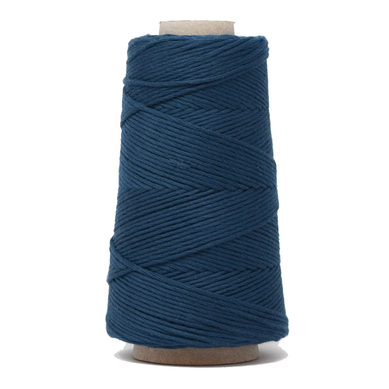 COMBED COTTON CONE 2 MM - DARK BLUE COLOR