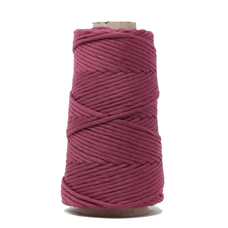COMBED COTTON CONE 4 MM - GRAPE COLOR