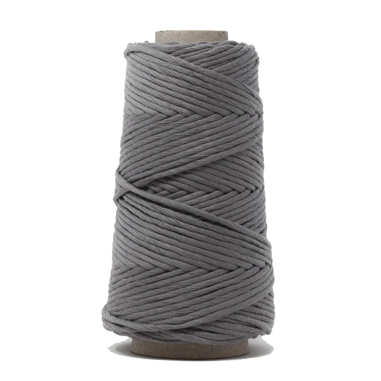 COMBED COTTON CONE 4 MM - GRAY COLOR