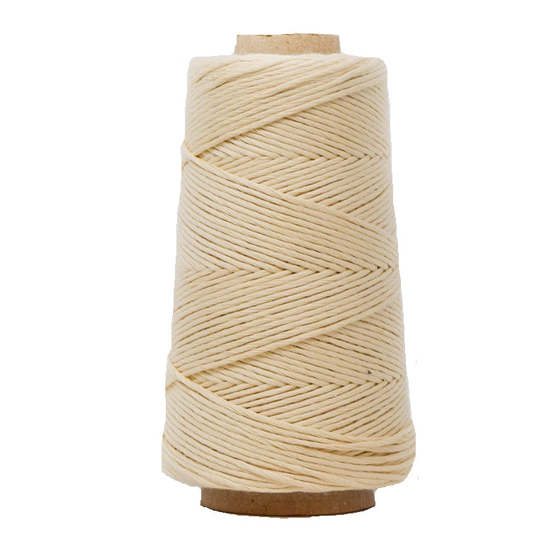 COMBED COTTON CONE 2 MM - CREAM COLOR (NEW SHADE)