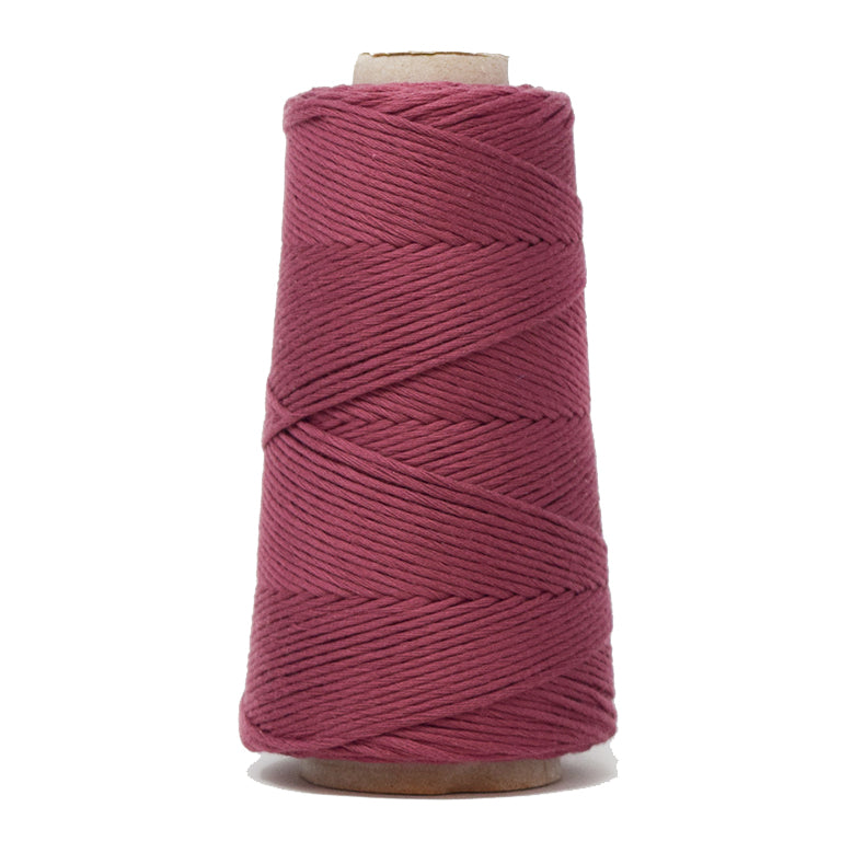 COMBED COTTON CONE 2 MM - GRAPE COLOR