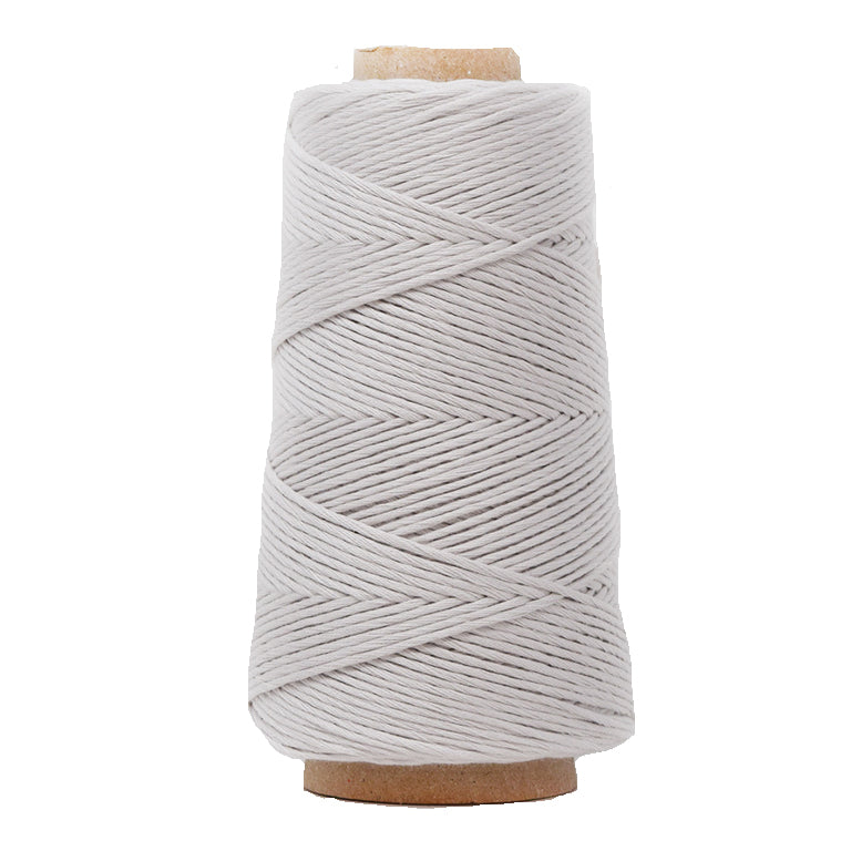 COMBED COTTON CONE 2 MM - LIGHT GRAY COLOR