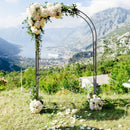 Garden Arch Arbor Trellis Patio Plant Stand Rack Archway-Black by LJGDeals