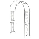 Garden Arch Arbor Trellis Patio Plant Stand Rack Archway-Black by LJGDeals