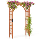 Garden Archway Arch Lattice Trellis Pergola for Climbing Plants and Outdoor Wedding Bridal Decor