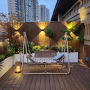 Garden Rattan Floor Lamp