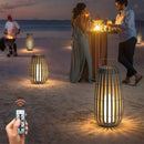 Garden Rattan Floor Lamp