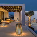 Garden Rattan Floor Lamp