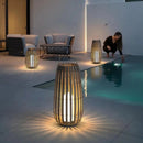 Garden Rattan Floor Lamp