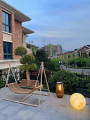 Garden Rattan Floor Lamp