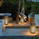Garden Rattan Floor Lamp
