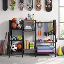 Garden Tool Organizer with Wooden Shelves for Garage and Shed by LJGDeals