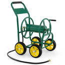 Garden Hose Reel Cart 4 Wheels Heavy-Duty Metal Water Hose Organizer Portable by LJGDeals