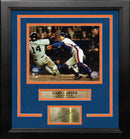 Gary Carter 1986 World Series New York Mets 8" x 10" Framed Baseball Photo with Engraved Autograph by Dynasty Sports & Framing