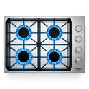 30/36 Inch Gas Cooktop with 4/6 Powerful Burners and ABS Knobs by DirectDeals