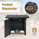 50 000 BTU 32 Inch Square Propane Gas Fire Pit Table by LJGDeals