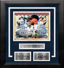 Lou Gehrig & Derek Jeter New York Yankees Hit Leaders 8" x 10" Framed Photo with Engraved Autographs by Dynasty Sports & Framing