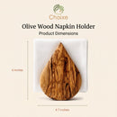 Olive Wood Napkin Holder