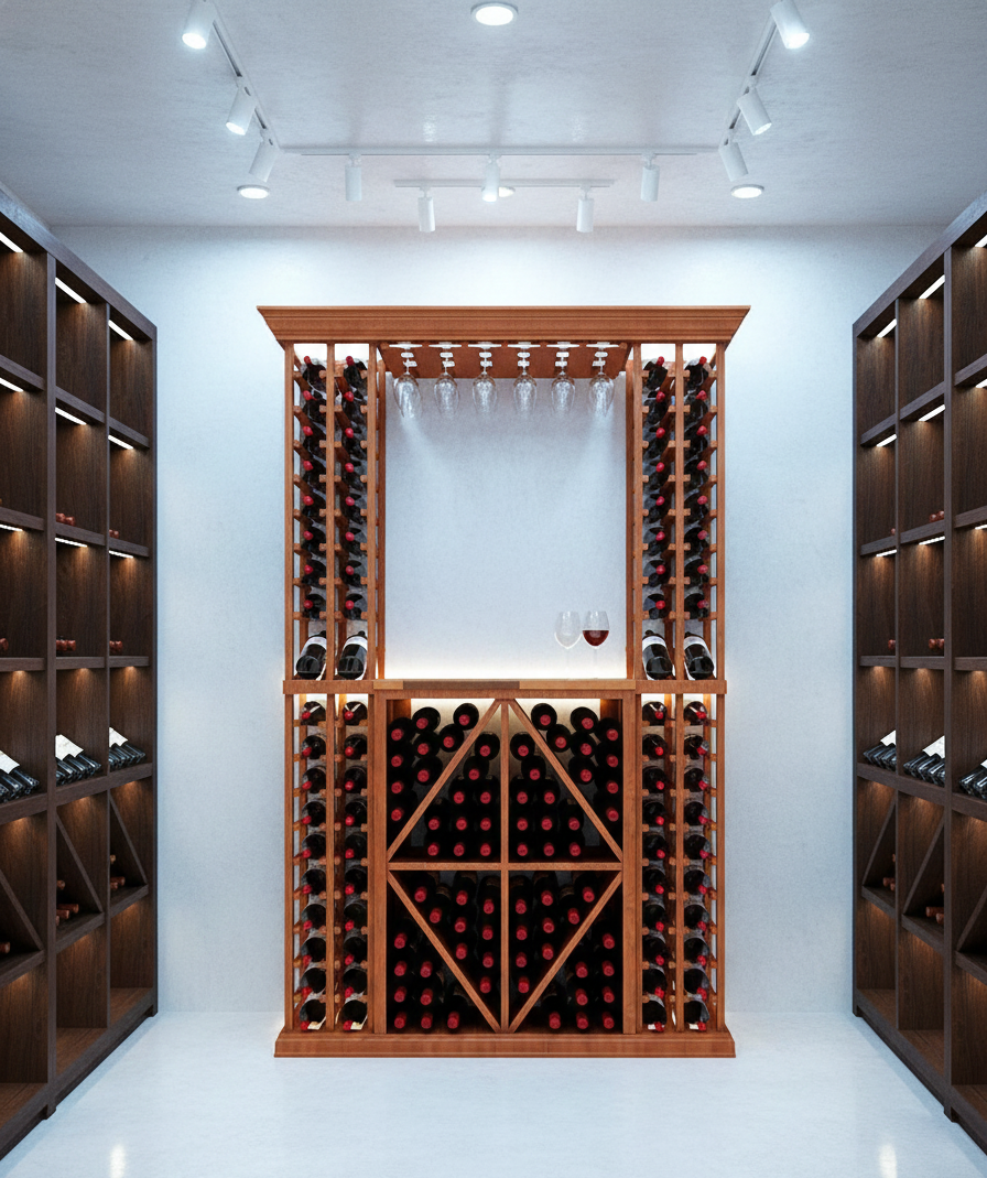 5 Foot Wine Cellar Storage System | 148 Bottle Capacity, photo 2 of 7