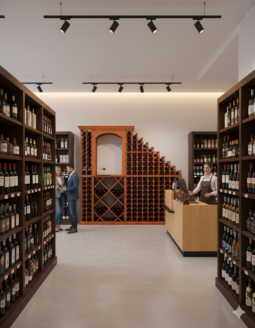 7 Foot Wine Cellar Storage System | 280 Bottle Capacity, photo 3 of 6