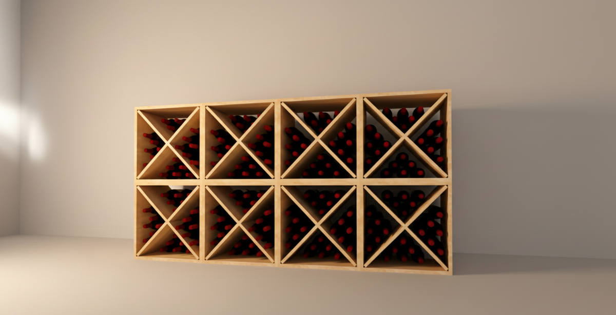 Modular Wine Cube Storage Stackable Design, photo 2 of 7