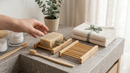 Natural Bamboo Soap Bar Dish by Choixe