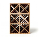 Modular Wine Cube Storage Stackable Wood Bins | Holds 144 Bottles by Wine Racks