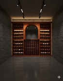 8 Foot Wine Cellar Storage System | 226 Bottle Capacity