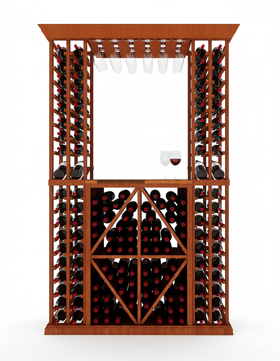 5 Foot Wine Cellar Storage System | 148 Bottle Capacity, photo 4 of 7