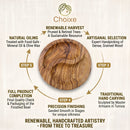 Mediterranean Olive Wood Yin-Yang Charcuterie & Tapas Plate (7 in)