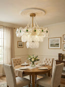 Emerald Art Glass Chandeliers