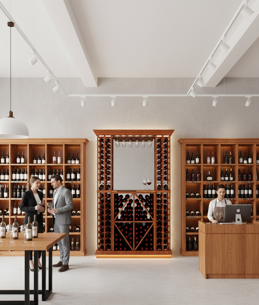 5 Foot Wine Cellar Storage System | 148 Bottle Capacity, photo 3 of 7