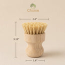 Bamboo Sisal Fiber Dish Brush