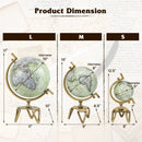 Educational Geographic 5/8/10 Inch World Globe with Triangle Metal Stand by LJGDeals