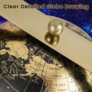 Geographic 6/ 8/ 10 Inch World Globe with Clear Printing and Square Frame by LJGDeals