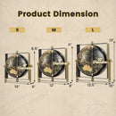 Geographic 6/ 8/ 10 Inch World Globe with Clear Printing and Square Frame by LJGDeals