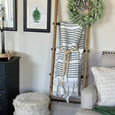 Bohemian Geometric Wood Garland with Tassels by Decor Steals