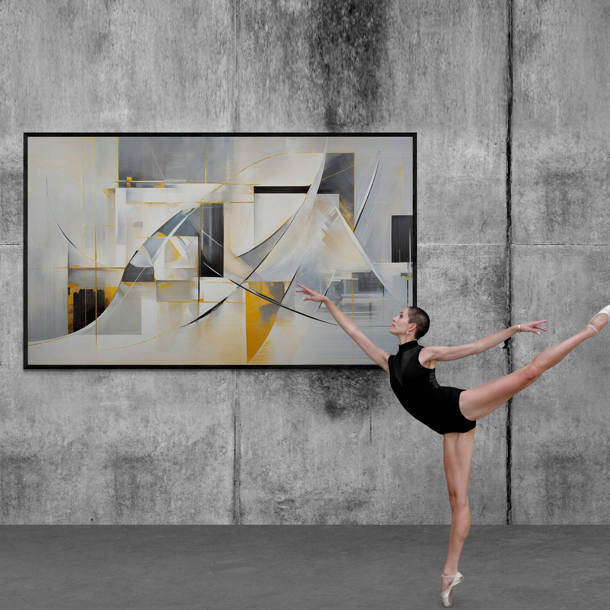 Canvas Print: "Geometric Whispers", photo 2 of 6
