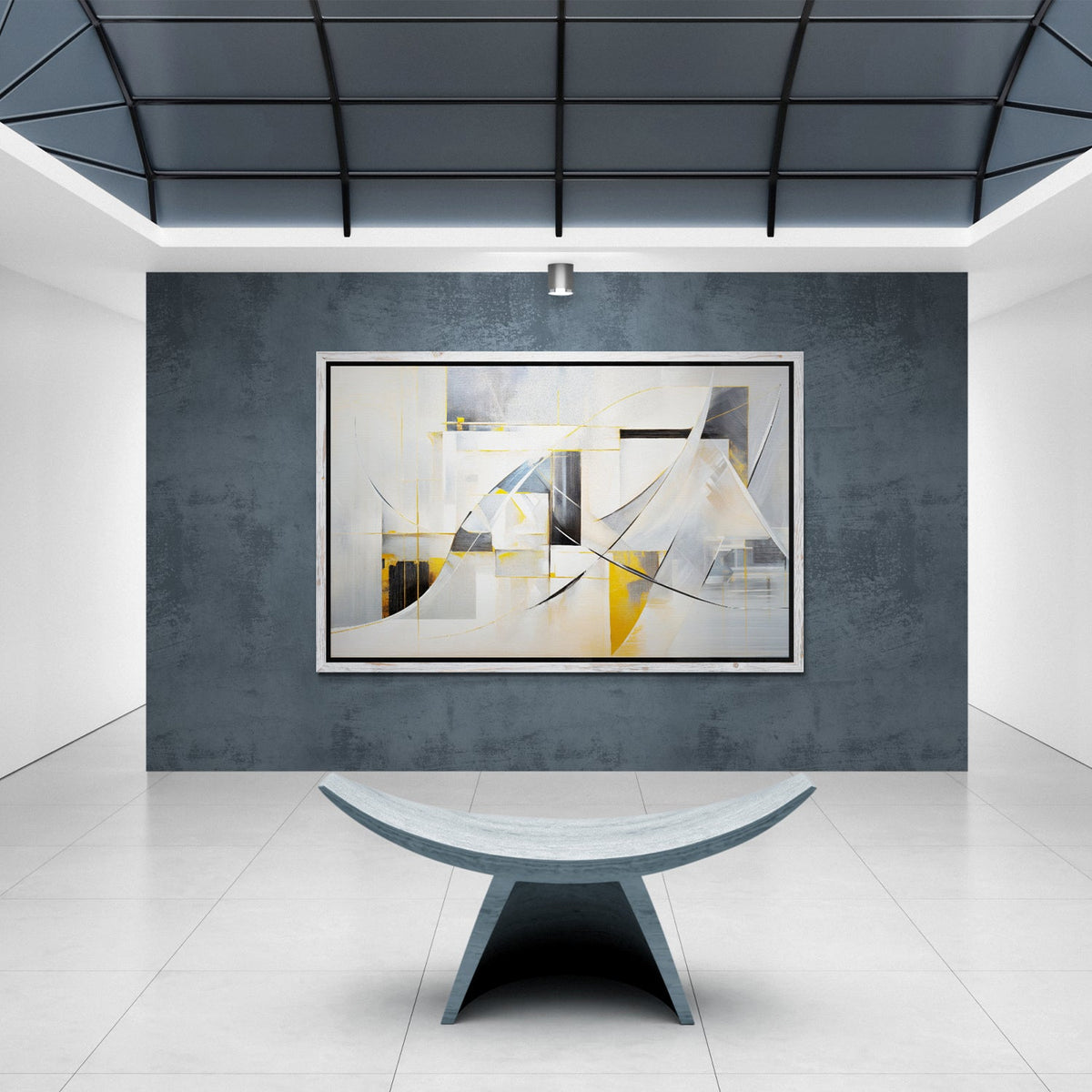 Canvas Print: "Geometric Whispers", photo 3 of 6