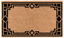 Geometric Border Personalized Coir Mat