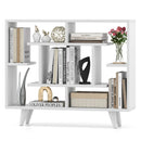 Geometric Bookcase with Anti-Tipping Kit and Storage Shelving Unit by LJGDeals