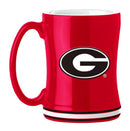 Georgia Bulldogs Logo Relief Coffee Mug by Dynasty Sports & Framing