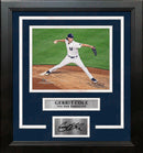 Gerrit Cole in Action New York Yankees 8" x 10" Framed Baseball Photo with Engraved Autograph by Dynasty Sports & Framing