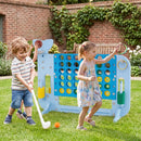 Giant 4-to-Score Game Set Jumbo Connect Four Game with Ring-toss by LJGDeals
