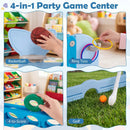 Giant 4-to-Score Game Set Jumbo Connect Four Game with Ring-toss by LJGDeals